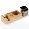 C/M Espresso Tamping Station, Coffee Filter Tamper Holder, Espresso Knock Box, Coffee Grounds Container, Wooden Espresso Tamper Mat, Perfect Coffee Espresso Machine Accessories - 58Mm view 2
