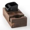 C/M Espresso Tamping Station, Coffee Filter Tamper Holder, Espresso Knock Box, Coffee Grounds Container, Wooden Espresso Tamper Mat, Perfect Coffee Espresso Machine Accessories - 58Mm view 3
