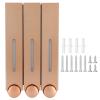 420MLx3 Wall Mounted Soap Dispenser, Shower Gel Shampoo Container, Hand Washing Liquid Dispenser for Bathroom Kitchen(Rose Gold) view 1