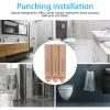 420MLx3 Wall Mounted Soap Dispenser, Shower Gel Shampoo Container, Hand Washing Liquid Dispenser for Bathroom Kitchen(Rose Gold) view 3