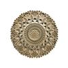 BHDecor Home Wall Decor  Multilayered Laser Cut Carved Elegant Wooden Mandala Hanging MDF Panels for Decoration - Rustic Contemporary Artwork 14.1 x 14.1 inch (36cm), Natural Wood view 1