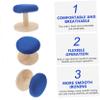 Cabilock 1pc Ironing Board High-Density Insulation Sponge Compact Sleeve Ironing Stool for Home Use for Clothes Shoulder and Areas view 4