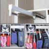 DONGYUE Wardrobe Telescopic Clothes Rail, Pull-Out Hanger Adjustable 30-60 Cm Metal Base, Used to Store Pants Clothes, Can Save Wardrobe Space Closet Storage Rack-White (Size : 55cm/21.6in) view 4