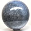 60mm 305g Silverish Blue Dumortierite w/Quartz Inclusions Sphere Polished Natural Sparkling Gemstone Crystal Mineral Ball - Madagascar + Stand view 4