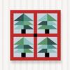 BARN Quilt Block Outdoor Square BQ076 | 6 Sizes | Outside Pattern | Wall Art | Yard Art | Barn Quilt Sign | Farm Quilt Design (11.5" x 11.5" 1 Sided) view 1
