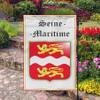 France Seine-Maritime Department 12x19 Inches Double Sided Garden Flag view 2