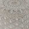 SIMPLIHOME Coates Contemporary Round Macrame Pouf in Cloud Grey Cotton for the Living Room, Bedroom and Kids Room view 4