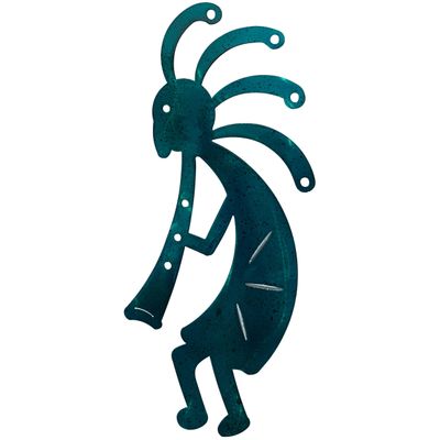 7055 Inc. Koko Baby Metal Wall Decor (Aged Teal)