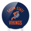 Acrylic Salem State University Vikings Logo Cake Topper Party Decoration for Wedding Anniversary Birthday Graduation view 3
