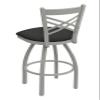 HBS 820 Catalina 36" Swivel Bar Stool with Anodized Nickel Finish and Canter Iron Seat view 3