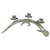 12" Champagne Deer Antler Christmas Taper Candle Holder view 2