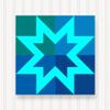 BARN Quilt Block Outdoor Square BQ011-04 | 6 Sizes | Outside Pattern | Wall Art | Yard Art | Barn Quilt Sign | Farm Quilt Design (18" x 18" 1 Sided) view 1