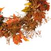 24-Inch Autumn Harvest Maple Leaf with Berries Artificial Wreath; Unlit view 4