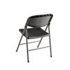 Blow Molded Folding Chair Plastic Chair Folding Chairs Party Table And Chairs For Events Foldable Chairs Indoor / Outdoor Bbq Chair Wwe Event Chairs Stackable Party Chairs Banquet Chair (8, Black) view 3