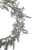 Artificial LED Lighted Lavender Spring Wreath- 16-inch White Lights view 4