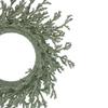 20" Green Glittered Artificial Coral Christmas Wreath view 2