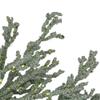 20" Green Glittered Artificial Coral Christmas Wreath view 3