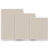 Shape 28 Bathroom Set of 3 Mats Bathtub Shower 28x20 Inches Vanity 24x18 Inches Toilet 20x16 Inches Microfiber None Slip in Latte Color Design 6M view 1