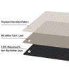 Shape 28 Bathroom Set of 3 Mats Bathtub Shower 28x20 Inches Vanity 24x18 Inches Toilet 20x16 Inches Microfiber None Slip in Latte Color Design 6M view 3