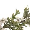 5' x 10" White Berry and Frosted Pine Christmas Garland Unlit view 3