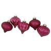 12ct Pink Mercury Glass Style Glass Christmas Ornament Set 3" view 2