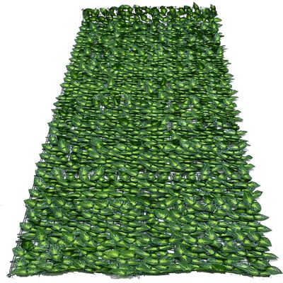 LSDRALOBBEB Artificial Faux Ivy Hedge Faux Privacy Fence Screen Privacy Hedge Screen Artificial Boxwood Hedges Panels Artificial Ivy Leaf Garden Fence Wall Screen Fade Backdrop for Home Garden 1113
