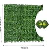 LSDRALOBBEB Artificial Faux Ivy Hedge Faux Privacy Fence Screen Privacy Hedge Screen Artificial Boxwood Hedges Panels Artificial Ivy Leaf Garden Fence Wall Screen Fade Backdrop for Home Garden 1113 view 2