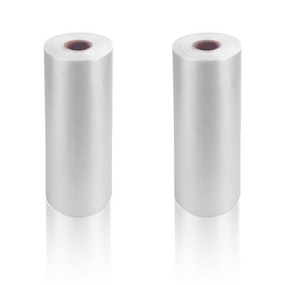 9527 Product 12" x 16" Clear Plastic Produce Bag, Food Storage Bag on a Roll, 350 Bags One Roll (2 Rolls), Freeze/Heat Clear Bag for Bread, Meat, Vegetables, Fruits