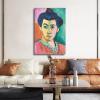 14 Paintings by Matisse - Retro Henri Matisse - Portrait of Madame Matisse with Green Stripe Poster Decorative Painting Canvas Wall Art Living Room Posters Bedroom Painting 28x42inch(70x105cm) view 3