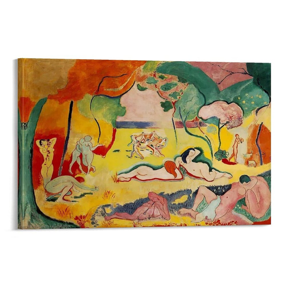 14 Paintings by Matisse - Retro Henri Matisse - The Joy of Life Poster Decorative Painting Canvas Wall Art Living Room Posters Bedroom Painting 28x42inch(70x105cm)
