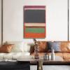 32 Paintings by Mark Rothko - Marks Rothko - No.3 No.13 (Magenta, Black, Green on Orange) Canvas Art Poster and Wall Art Picture Print Modern Family Bedroom Decor Posters 16x24inch(40x60cm) view 3
