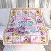 CenturyTee Personalized to My Niece Unicorn Blanket from Uncle Aunt Never Forget I Love You Niece Birthday Graduation Christmas Customized Bed Fleece Blanket (60 x 80 in Adult Size) view 2