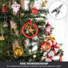 DOITOOL 50Pcs Christmas Ornament Clips Iron Metal Alligator Clips Crocodile Christmas Baubles Hooks Hanger for Christmas Tree Decoration view 4