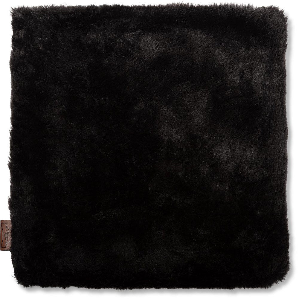 18 X 18 Throw Pillow Case ONLY, Lumbar Couch Pillow Case Limited 2-Tone Baby Black Panther Faux Fur Pillowcase 1 PCS, Decorative Luxury Style Cushion Cover for Sofa, Bedroom, ECT Covers,Hidden Zipper