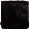 18 X 18 Throw Pillow Case ONLY, Lumbar Couch Pillow Case Limited 2-Tone Baby Black Panther Faux Fur Pillowcase 1 PCS, Decorative Luxury Style Cushion Cover for Sofa, Bedroom, ECT Covers,Hidden Zipper view 1