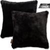 18 X 18 Throw Pillow Case ONLY, Lumbar Couch Pillow Case Limited 2-Tone Baby Black Panther Faux Fur Pillowcase 1 PCS, Decorative Luxury Style Cushion Cover for Sofa, Bedroom, ECT Covers,Hidden Zipper view 2