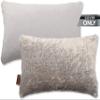 12 X 20 Throw Pillow Case ONLY, Lumbar Couch Pillow Case Rare 2-Tone Grey Arctic Wolf Faux Fur Pillowcase 1 PCS, Decorative Luxury Style Cushion Cover for Sofa, Bedroom, Covers Hidden Zipper view 2