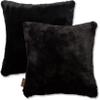 18 X 18 Throw Pillow Shredded Memory Foam, Square Couch Pillow Limited Baby Black Panther Fabulous Faux Fur Case & Shell, 1 PCS, 2-Tone Decorative Luxury Style - Sofa, Bedroom, Adjustable Fill Zipper view 1