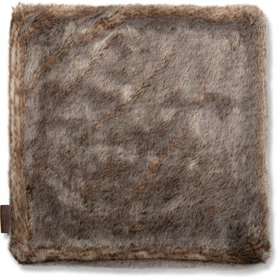 18 X 18 Throw Pillow Case ONLY, Lumbar Couch Pillow Case Limited 2-Tone Baby Chinchillas - Faux Fur Pillowcase 1 PCS, Decorative Luxury Style Cushion Cover for Sofa, Bedroom, Covers Hidden Zipper