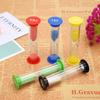 BAWAQAF 6pcs/Set 30s 1/2/3/5/10min Timer Hourglasses Desktop Sand Handmade Fine Workmanship Plastic Hourglasses,Fit for Students Ornaments view 3