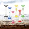BAWAQAF 6pcs/Set 30s 1/2/3/5/10min Timer Hourglasses Desktop Sand Handmade Fine Workmanship Plastic Hourglasses,Fit for Students Ornaments view 4