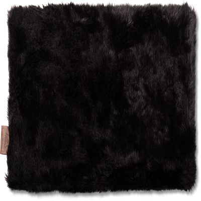 12 X 20 Throw Pillow Case ONLY, Lumbar Couch Pillow Cover Limited 2-Tone Baby Black Panther Faux Fur Pillowcase 1 PCS, Decorative Luxury Style Cushion Cover for Sofa, Bedroom, Covers, Hidden Zipper