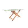 Folding Solid Wood Ironing Rack Small Japanese Desktop Shoulder Ironing Station Reinforcement Ironing Board 70/37 / 40cm (Color : B) view 4