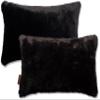 12 X 20 Throw Pillow Microbead Fill Lumbar Rectangle Couch Pillow Limited Baby Black Panther 2-Tone Fabulous Faux Fur 1 PCS, 2-Tone Decorative Luxury Style for Sofa, Bedroom, Adjustable Fill Zipper view 1