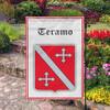 TERAMO Italy Coat Of Arms 12x19 Inches Double Sided Garden Flag view 2