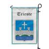 TRIESTE Italy Coat Of Arms 12x19 Inches Double Sided Garden Flag view 1