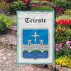 TRIESTE Italy Coat Of Arms 12x19 Inches Double Sided Garden Flag view 2