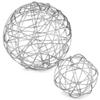 12" X 12" X 12" Silver Extra Large Wire Sphere view 1