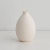 Home Decor Vase Simple Decorative Ceramic Vase Office Desktop Decoration White Vase Home Living Room Flower Arrangement Vase (White-Height 13cm) view 1