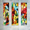 HYHMJ Retro Glass Sticker with Back Glue Auditorium Church Window Sticker Self Adhesive Opaque Privacy Decoration Light Blocking Window Cover,A,120 * 200cm view 2
